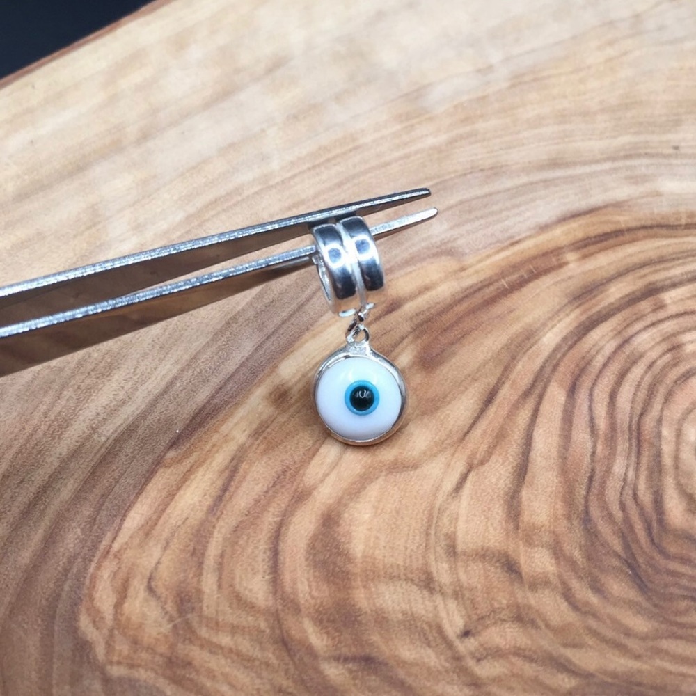 Evil eye 🧿 charm ( sterling silver)
